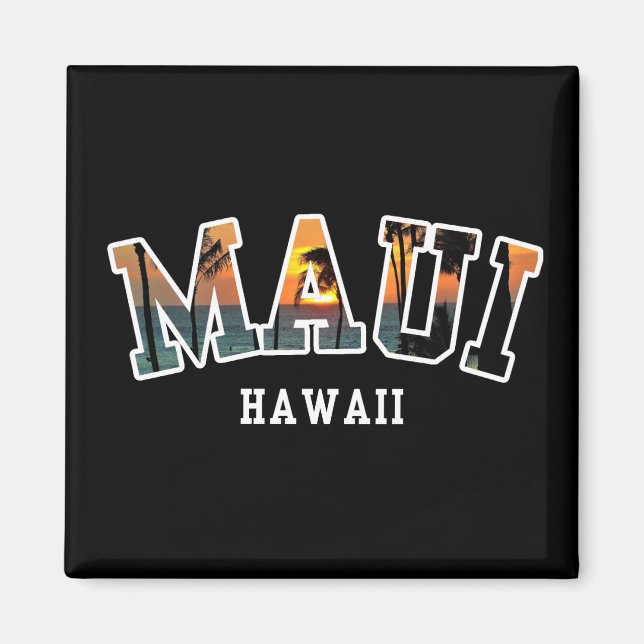 MAUI HAWAII  MAGNET (Front)