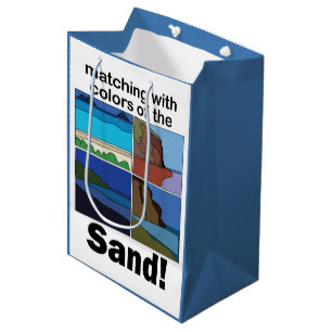 Maui Hawaii Matching With Sand Colours Island Part Medium Gift Bag