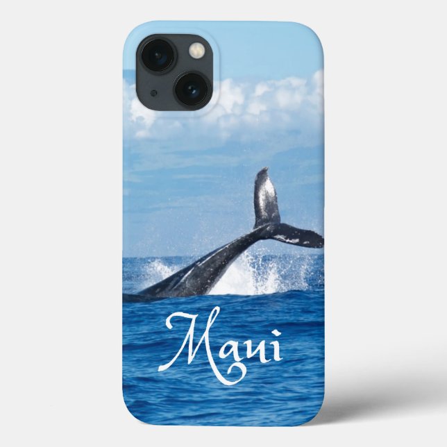 Maui Hawaii Ocean Whale Tail Case-Mate iPhone Case (Back)