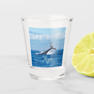 Maui Hawaii Ocean Whale Tail Shot Glass