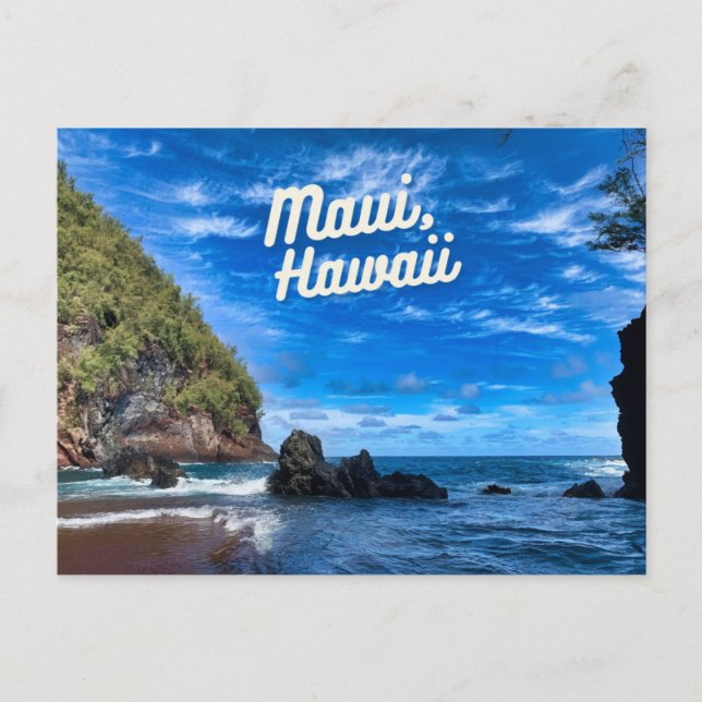 Maui Hawaii Photography Postcard (Front)