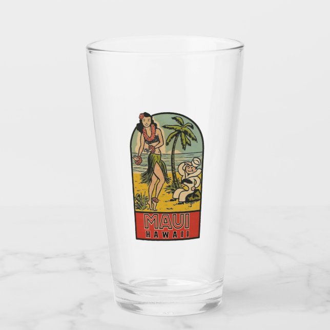 Maui, Hawaii  - Pint Glass (Front)