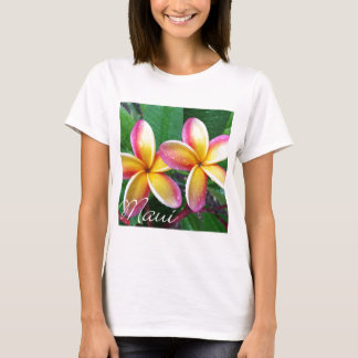 Maui Hawaii Plumeria Flowers T-Shirt