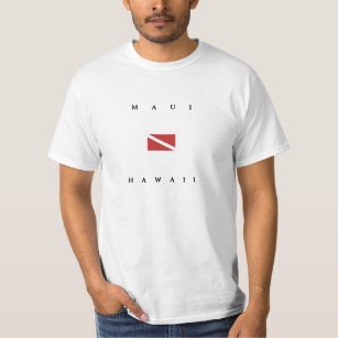 Maui Hawaii Scuba Dive Flag T-Shirt