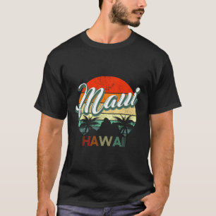 Maui Hawaii Tropical Paradise Retro Vintage T-Shirt