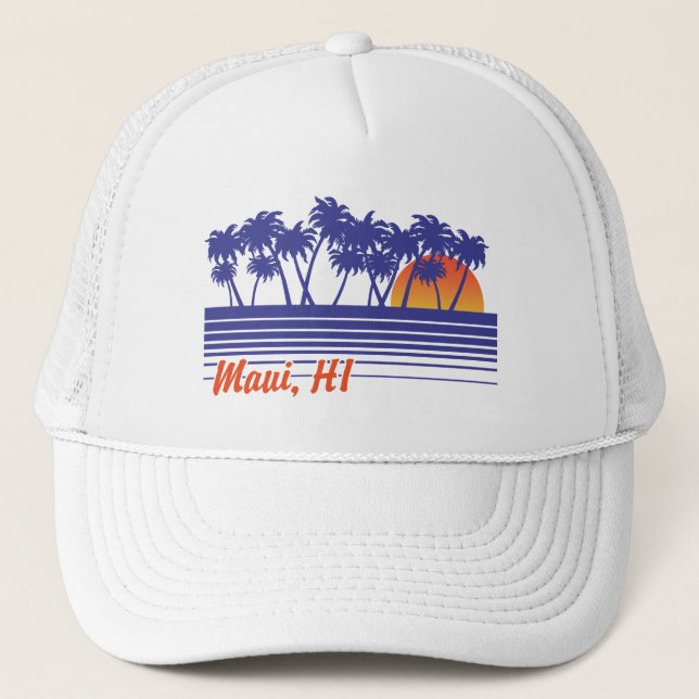 Maui Hawaii Trucker Hat (Front)