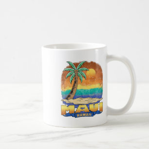 Maui Hawaii Vintage Distressed Souvenir Coffee Mug