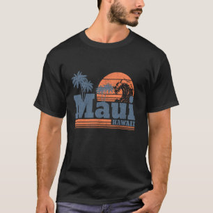 Maui Hawaii Vintage Hawaiian Surf Surfer Vintage T-Shirt