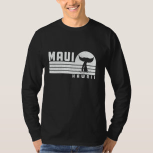 Maui Hawaii Vintage Hawaiian Surf Whale Watching S T-Shirt