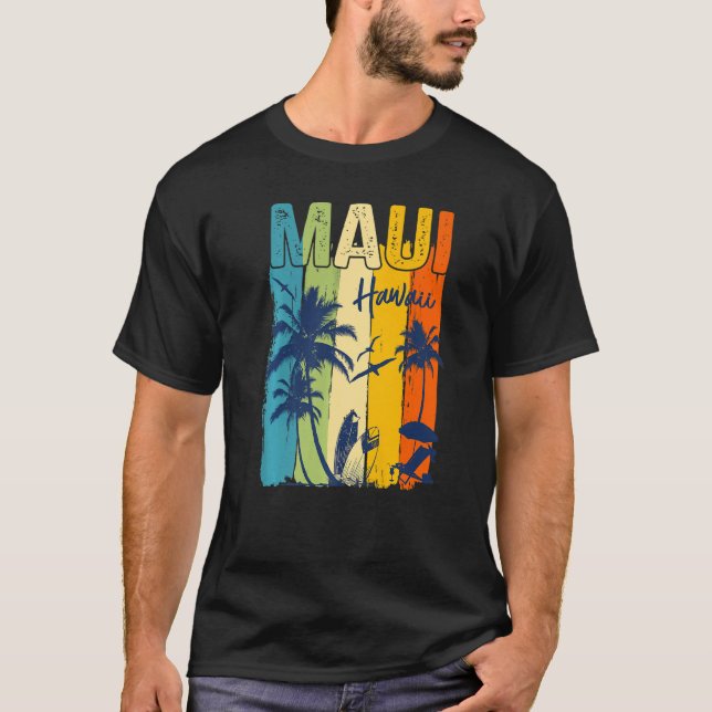 Maui Hawaiian Family Vacation Matching Group Premi T-Shirt (Front)