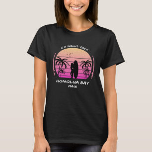 Maui Honolua Bay Surf Palms Hawaii Waikiki Sea Sou T-Shirt