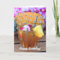 Maui Mai Tai and Pineapple Birthday