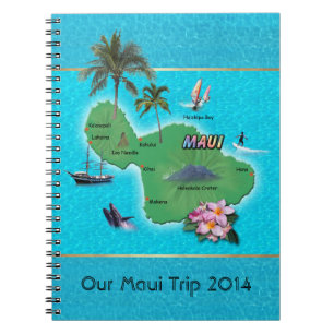 Maui Map Notebook