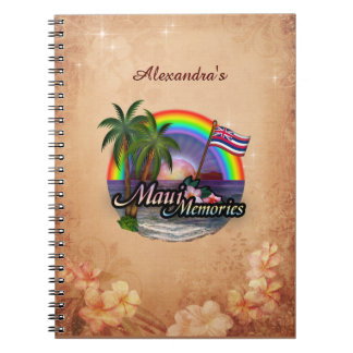 Maui Memories (customisable) Notebook
