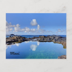 Maui. Olivine Pools. Postcard