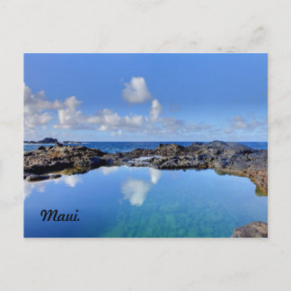 Maui. Olivine Pools. Postcard