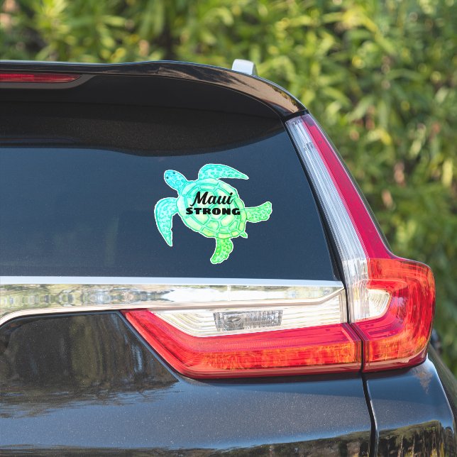 Maui Strong Sea turtle (Car Side)
