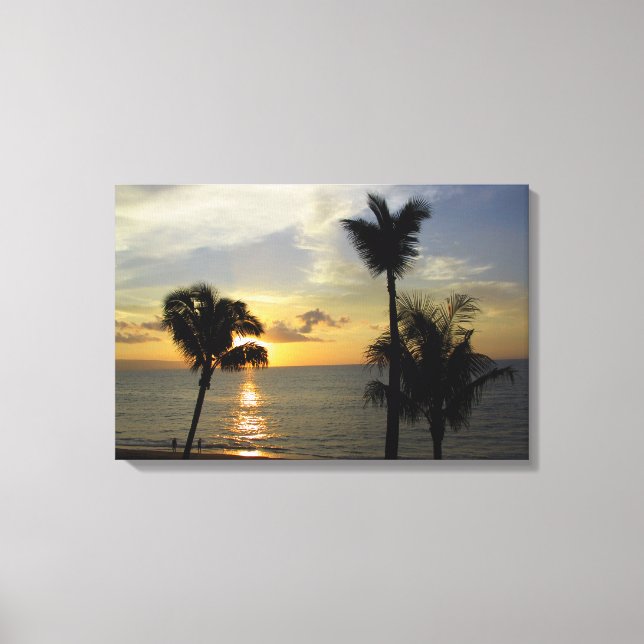 Maui Sunset Canvas Print (Front)