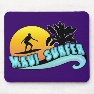 Maui Surfer Mouse Mat