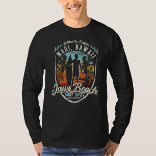 Maui Surfing Vintage Retro Hawaiian Surfer Hawaii T-Shirt