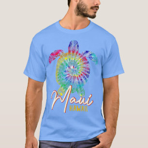Maui Tie Dye Sea Turtle Hawaii Matching Family Vac T-Shirt