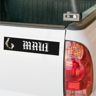 MAUI - Tribal Hook Bumper Sticker