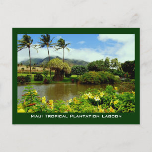Maui Tropical Plantation Gardens Lagoon Postcard