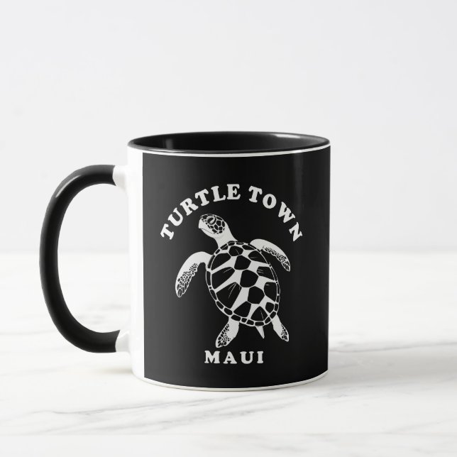 Maui Turtle Town Mug (Left)
