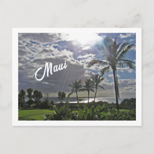 Maui Twilight Postcard
