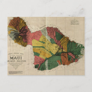 Christmas gift for her Maui Hawaii Heart Vintage Map ART PRINT Maui Hawaii art map print poster honeymoon gift for couple,wedding gift