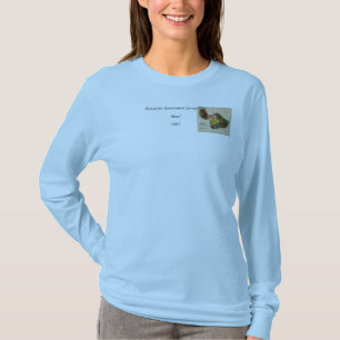 Maui - Vintage Antiquarian Hawaii Survey Map, 1885 T-Shirt