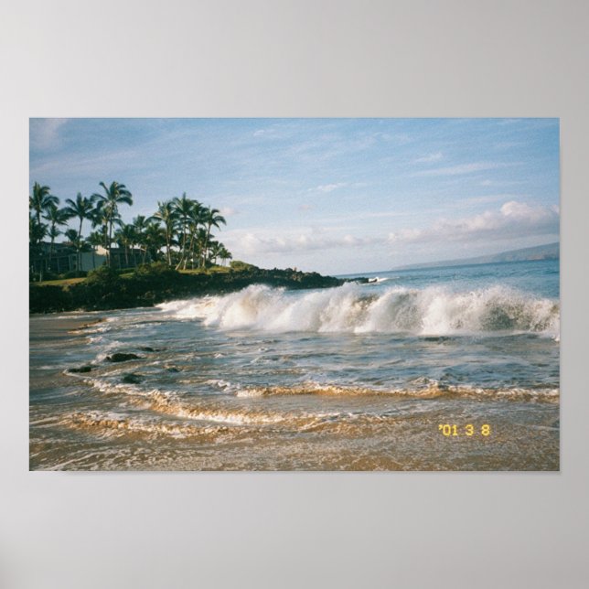 Maui Waves Poster (Front)