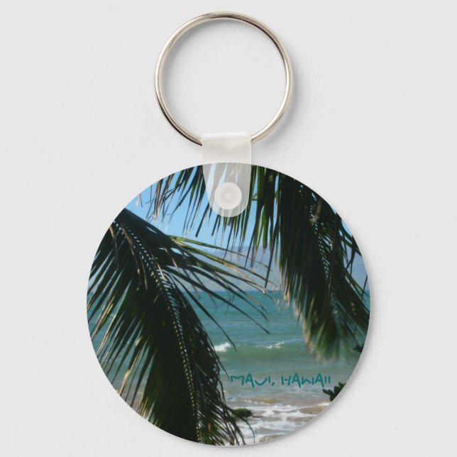 Maui's Tropical Beauty Key Ring (Front)