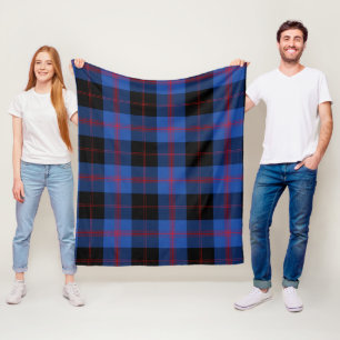 Maule Modem Plaid Fleece Blanket
