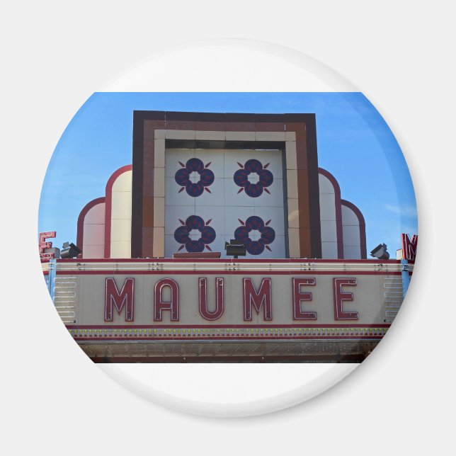 Maumee Theatre Marquee Magnet (Front)
