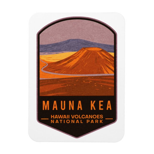 Mauna Kea Hawaii Volcanoes National Park Magnet (Vertical)