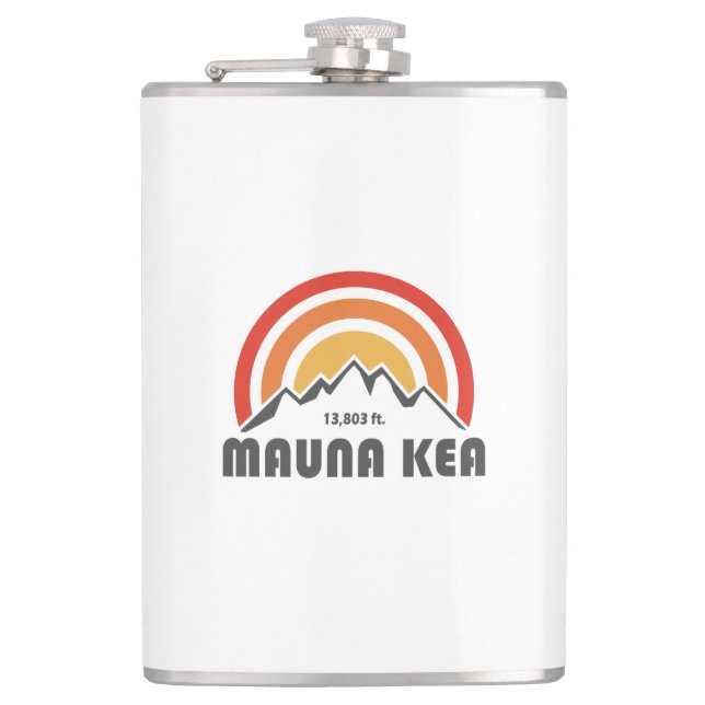 Mauna Kea Hip Flask (Front)