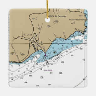 Maunabo Puerto Rico Ceramic Ornament