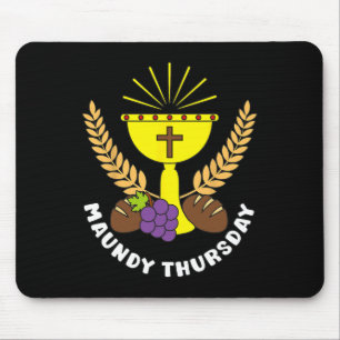 Maundy Thursday Holy Week Easter Christian Cross J Mouse Mat