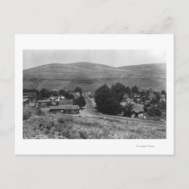 Maupin, Oregon Town View Business Section Postcard (Front)