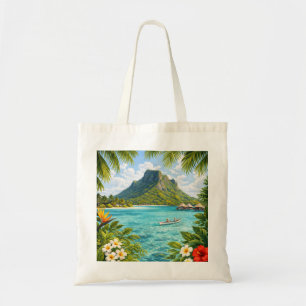 Maupiti French Polynesia Tropical Lagoon Island Tote Bag