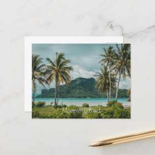 Maupiti, French Polynesian island Postcard