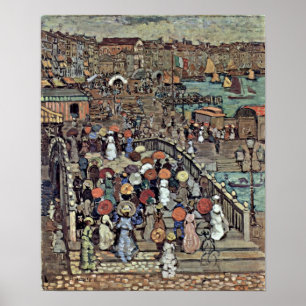 Maurice Brazil Prendergast - Ponte della Paglia Poster