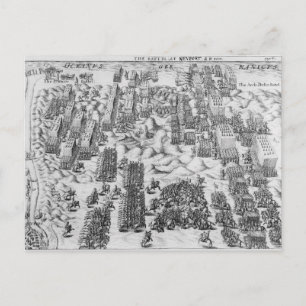 Maurice defeats Austrians at Battle of Nieuport Postcard