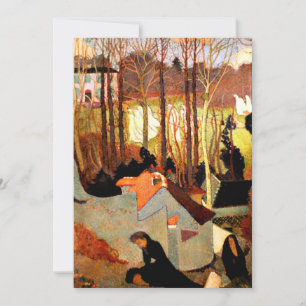 Maurice Denis - Easter Mystery, fine art painting Card