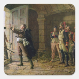 Maurice Gigost d'Elbee  Protecting Square Sticker