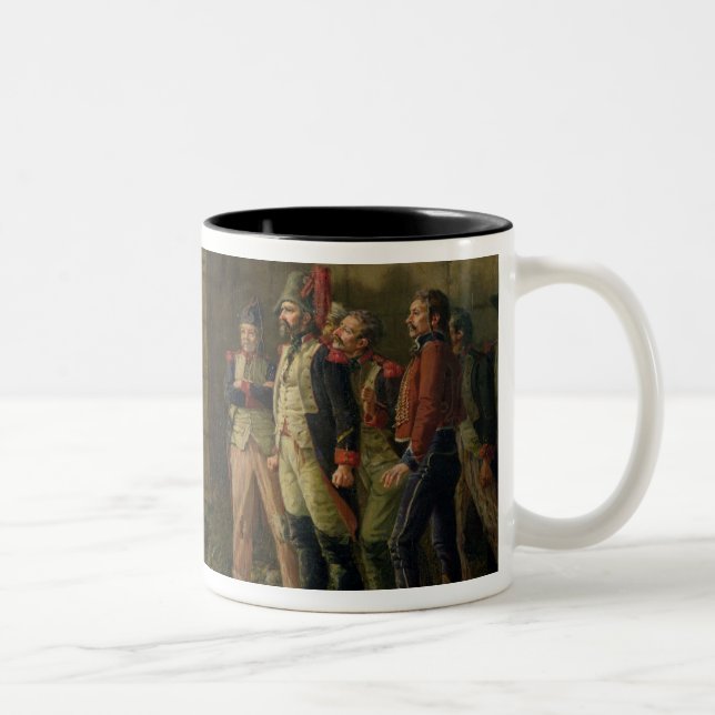 Maurice Gigost d'Elbee  Protecting Two-Tone Coffee Mug (Right)