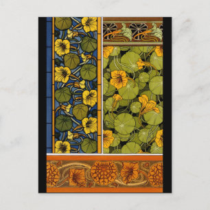 Maurice Pillard ( dit Verneuil ) Floral Art Nouvea Postcard
