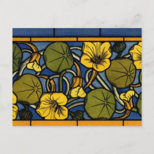 Maurice Pillard ( dit Verneuil ) Floral Art Nouvea Postcard