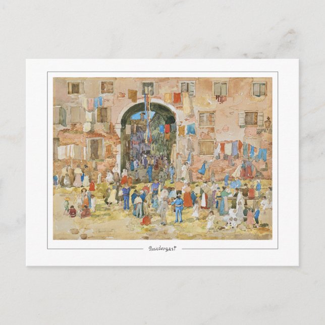 Maurice Prendergast #26 - Fine Art Postcard (Front)